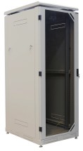 Шкаф напольный МТК 19&quot;, 32U, 1609x600x800 мм, разборный, дверь со стеклом, серый