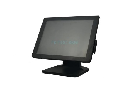 POS-компьютер моноблок OL-P12, 15“, сенсорный J3455, 4Gb, MSSD 128Gb, MSR, PCT, черный, A1 stand