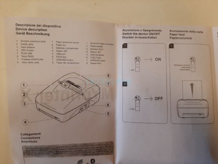 Мобильный принтер CUSTOM MY PRINTER X 911CP010300A33