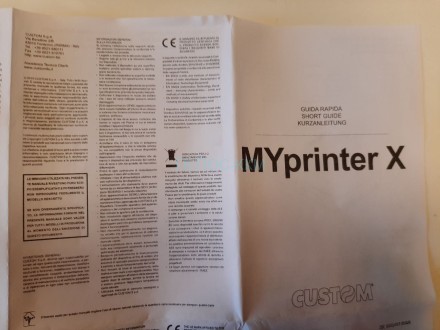 Мобильный принтер CUSTOM MY PRINTER X 911CP010300A33
