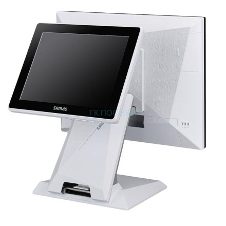 POS-компьютер моноблок Sam4s Sapphire, 15,6“ сенсорный, 4Gb, SSD 128Gb, MSR, PCT, J6412, SPT-S500/CDPNNNMB (емкостной тач, безрамочный)