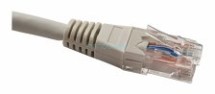 Коммутационный шнур RJ45-RJ45 UTP Cat.6, LSHF, 1 метр, серый