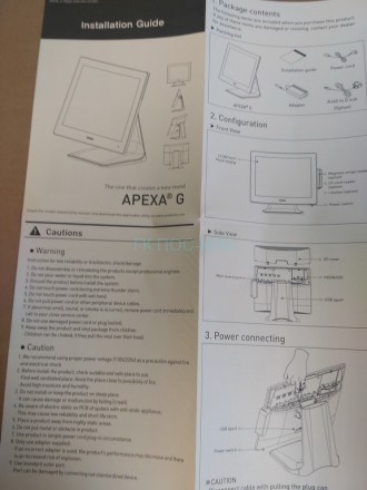 Сенсорный POS-терминал POSBANK APEXA G, J1900 4Гб SSD 128Gb MSR