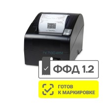 ККТ АТОЛ FPrint-22ПТК. Черный. Без ФН. USB. RS-232. Ethernet. 5.0