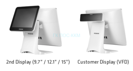 Сенсорный POS-терминал POSBANK APEXA EL, J6412 4Гб SSD 128Gb MSR