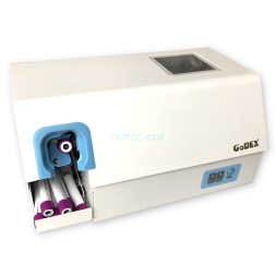 GODEX GTL-100, ус-во термопечати штрихкодовых этикеток на пробирках, 203dpi