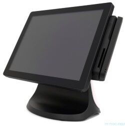 Сенсорный POS-терминал SuperPOS P17, 17&quot;, 4 Gb, SSD, MSR, J1900, черный