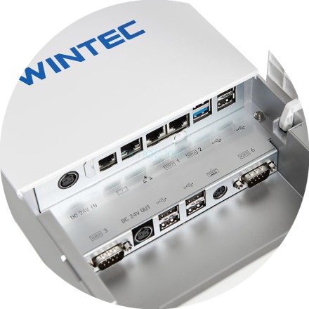 Сенсорный терминал Wintec Anypos300 15&#039;&#039;, 3758A1, Intel Celeron J6412, DDR3 4 Гб, SATA 128 Гб, Белый, Ридер, Второй монитор 15&quot;, принтер 80 мм, 2D сканер, Без ОС