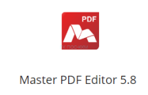 Master PDF Editor, 1-9 ПК, корпоративная, право на использование